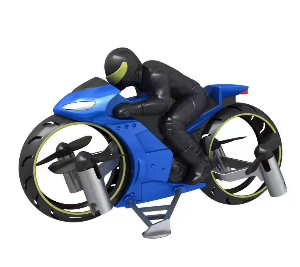 Fliegende Motorrad
