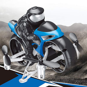 Fliegende Motorrad