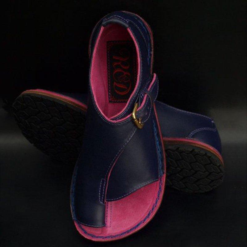 Weiche Leder Damen Sandalen